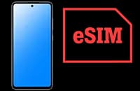 eSIM telefone